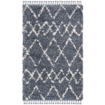 Safavieh Pro Lux Shag 434 Rug, PLX434 - Blue / Creme