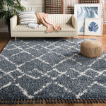 Safavieh Pro Lux Shag 434 Rug, PLX434 - Blue / Creme