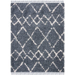 Safavieh Pro Lux Shag 434 Rug, PLX434 - Blue / Creme