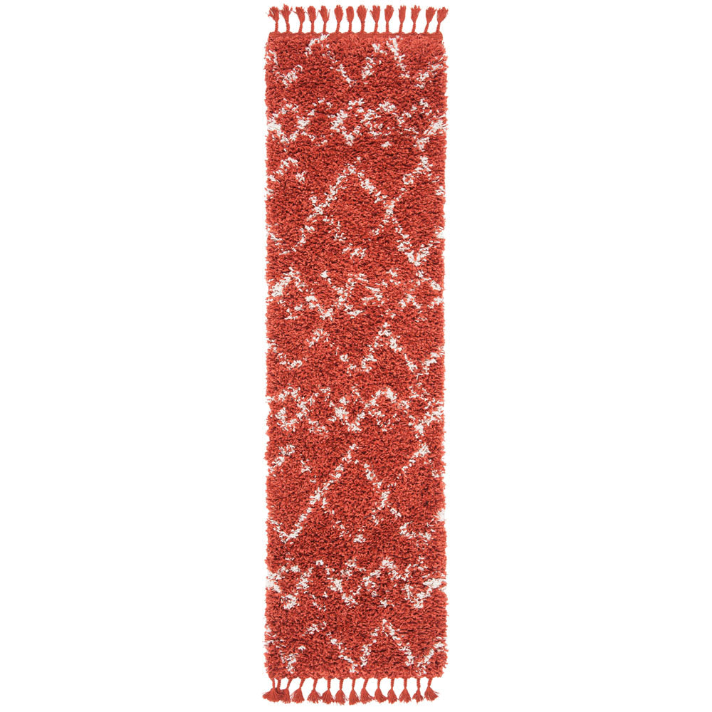 Safavieh Pro Lux Shag 434 Rug, PLX434 - Rust / Creme