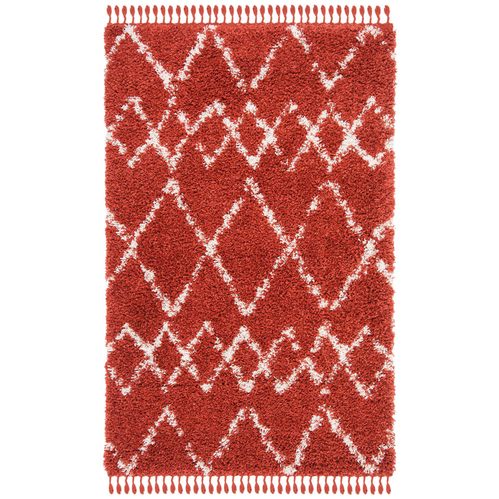 Safavieh Pro Lux Shag 434 Rug, PLX434 - Rust / Creme