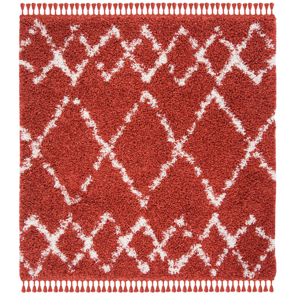 Safavieh Pro Lux Shag 434 Rug, PLX434 - Rust / Creme