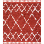 Safavieh Pro Lux Shag 434 Rug, PLX434 - Rust / Creme