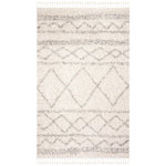 Safavieh Pro Lux Shag 436 Rug, PLX436 - Ivory / Light Grey