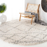 Safavieh Pro Lux Shag 436 Rug, PLX436 - Ivory / Light Grey