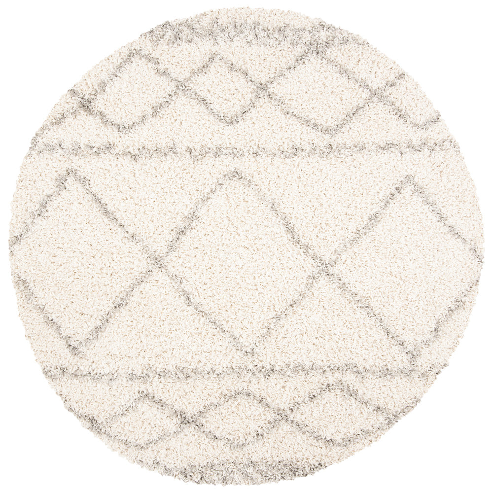 Safavieh Pro Lux Shag 436 Rug, PLX436 - Ivory / Light Grey