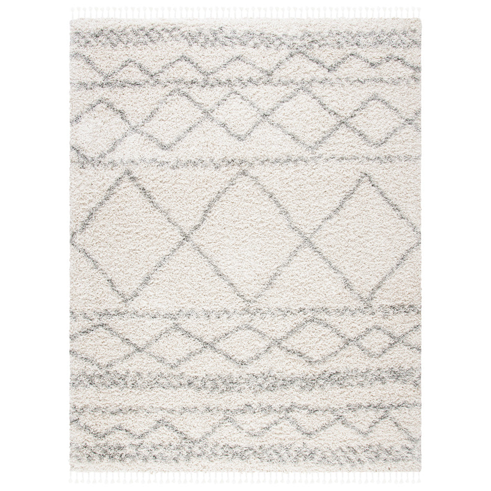 Safavieh Pro Lux Shag 436 Rug, PLX436 - Ivory / Light Grey