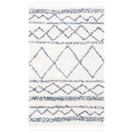 Safavieh Pro Lux Shag 436 Rug, PLX436 - Ivory / Blue