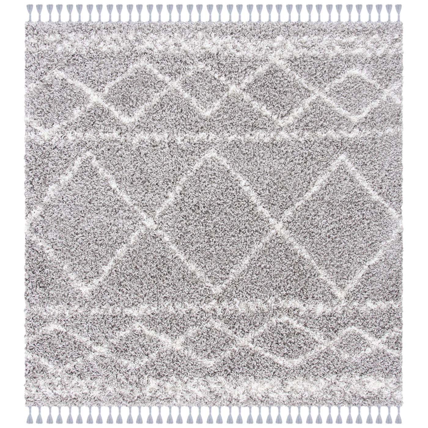 Safavieh Pro Lux Shag 436 Rug, PLX436 - Grey / Ivory