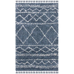 Safavieh Pro Lux Shag 436 Rug, PLX436 - Blue / Ivory