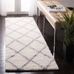 Safavieh Parma Shag 515 Rug, PMA515 - Cream / Grey