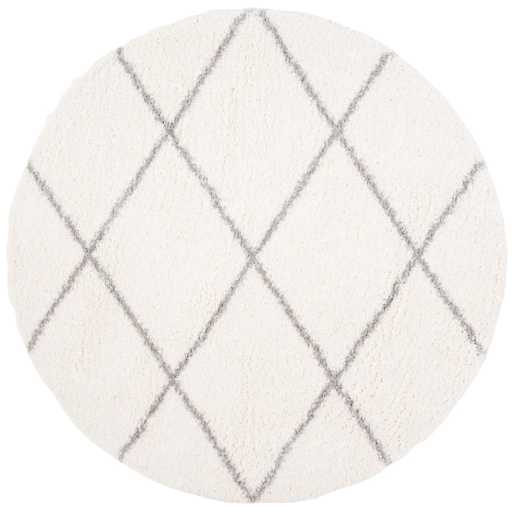 Safavieh Parma Shag 515 Rug, PMA515 - Cream / Grey