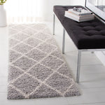 Safavieh Parma Shag 515 Rug, PMA515 - Grey / Cream