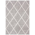 Safavieh Parma Shag 515 Rug, PMA515 - Grey / Cream