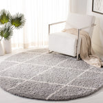 Safavieh Parma Shag 515 Rug, PMA515 - Grey / Cream