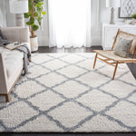 Safavieh Parma Shag 521 Rug, PMA521 - Cream / Grey