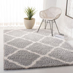 Safavieh Parma Shag 521 Rug, PMA521 - Grey / Cream