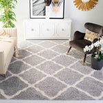 Safavieh Parma Shag 521 Rug, PMA521 - Grey / Cream