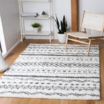 Safavieh Parma Shag 542 Rug, PMA542 - Ivory / Charcoal