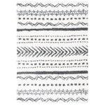 Safavieh Parma Shag 542 Rug, PMA542 - Ivory / Charcoal