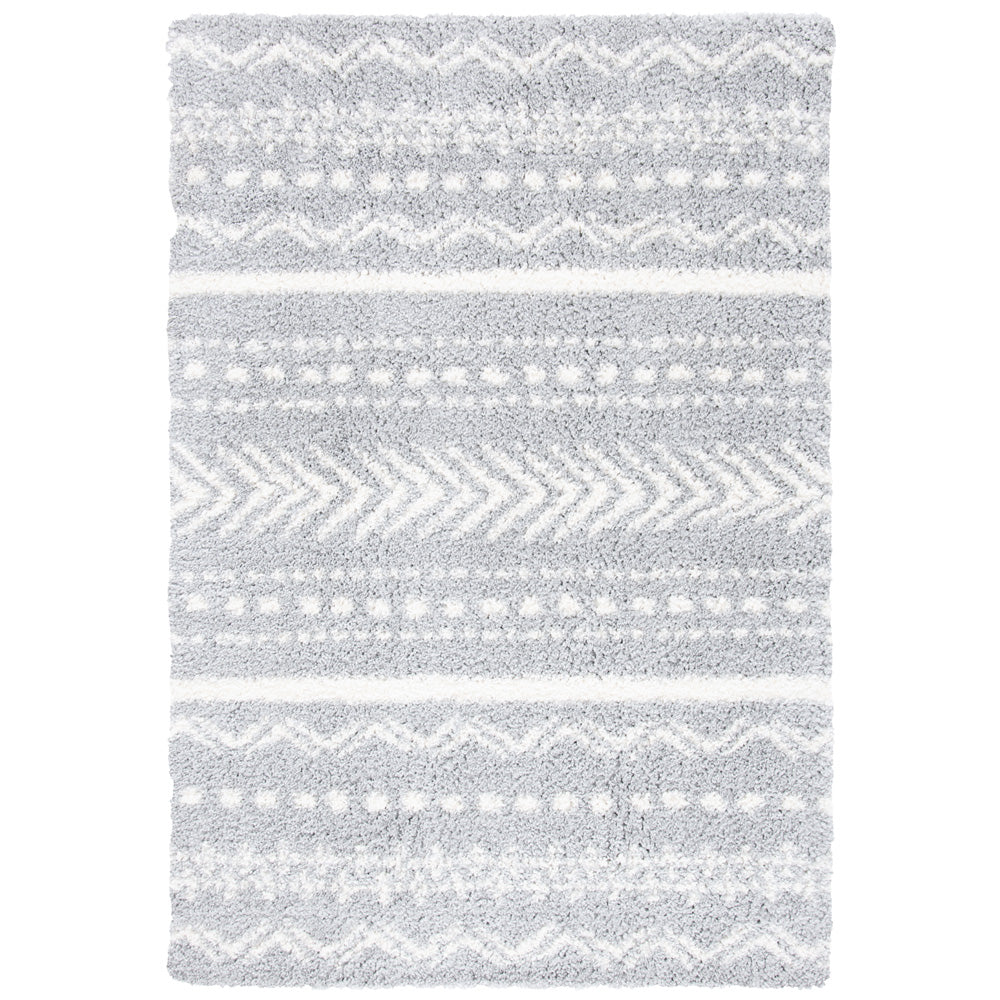 Safavieh Parma Shag 542 Rug, PMA542 - Grey / Ivory