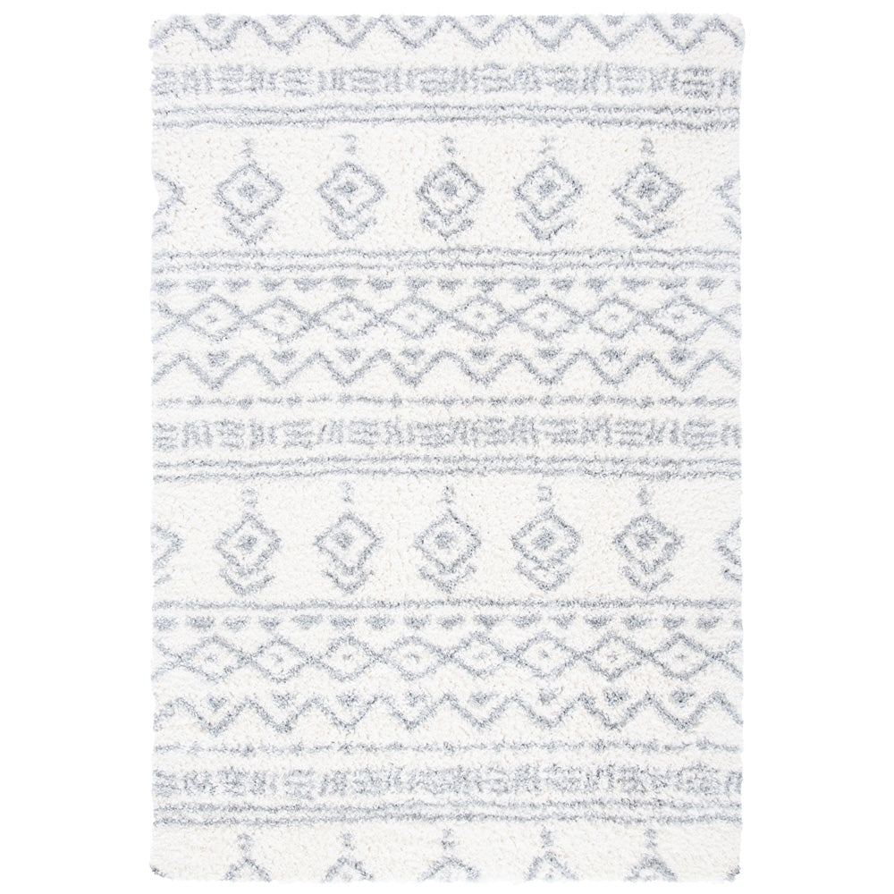 Safavieh Parma Shag 544 Rug, PMA544 - Ivory / Grey