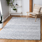 Safavieh Parma Shag 550 Rug, PMA550 - Grey / Ivory