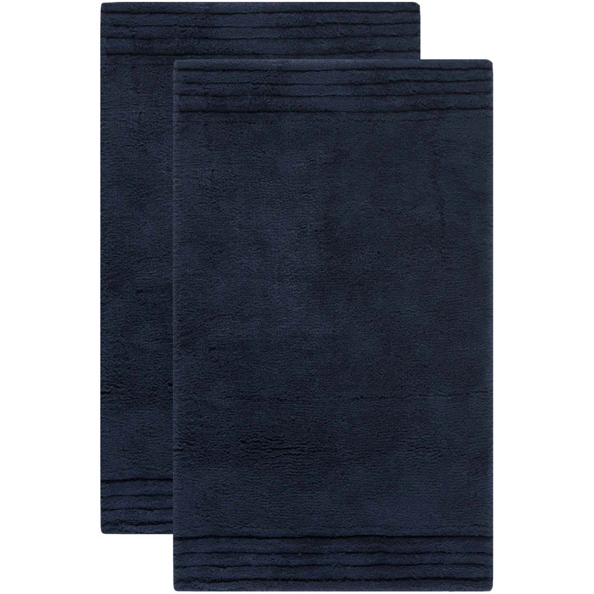 Safavieh Pencil Stripe Bathmat 621 Rug, PMB621 (Set of 2) - Navy