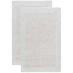 Safavieh Shadow Plush Bathmat 623 Rug, PMB623 (Set of 2) - White