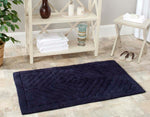 Safavieh Marquis Diamond Bathmat 635 Rug, PMB635 (Set of 2) - Navy