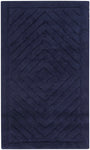 Safavieh Marquis Diamond Bathmat 635 Rug, PMB635 (Set of 2) - Navy