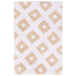 Safavieh Diamond Tufted Bathmat 726 Rug, PMB726 (Set of 2) - Key Lime