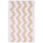 Safavieh Chevron Tufted Bathmat 727 Rug, PMB727 (Set of 2) - Key Lime