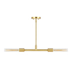 Safavieh Vasei 2 Light Extendable Pendant , PND4179 - Brass / Clear