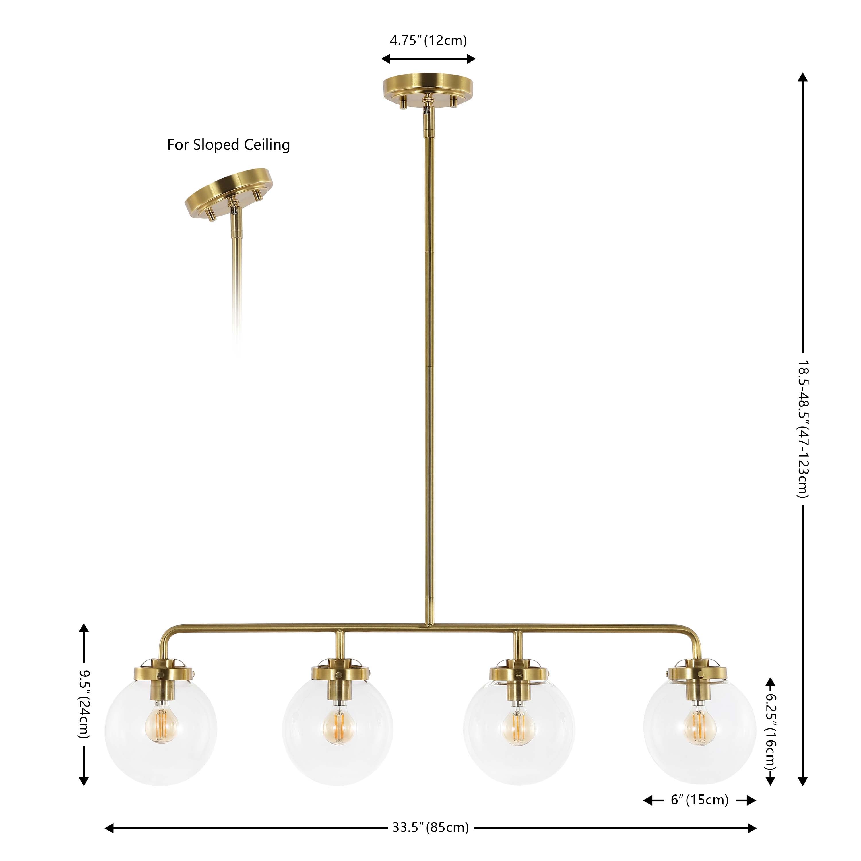 Brass Gold / Clear - Brass Gold / Clear