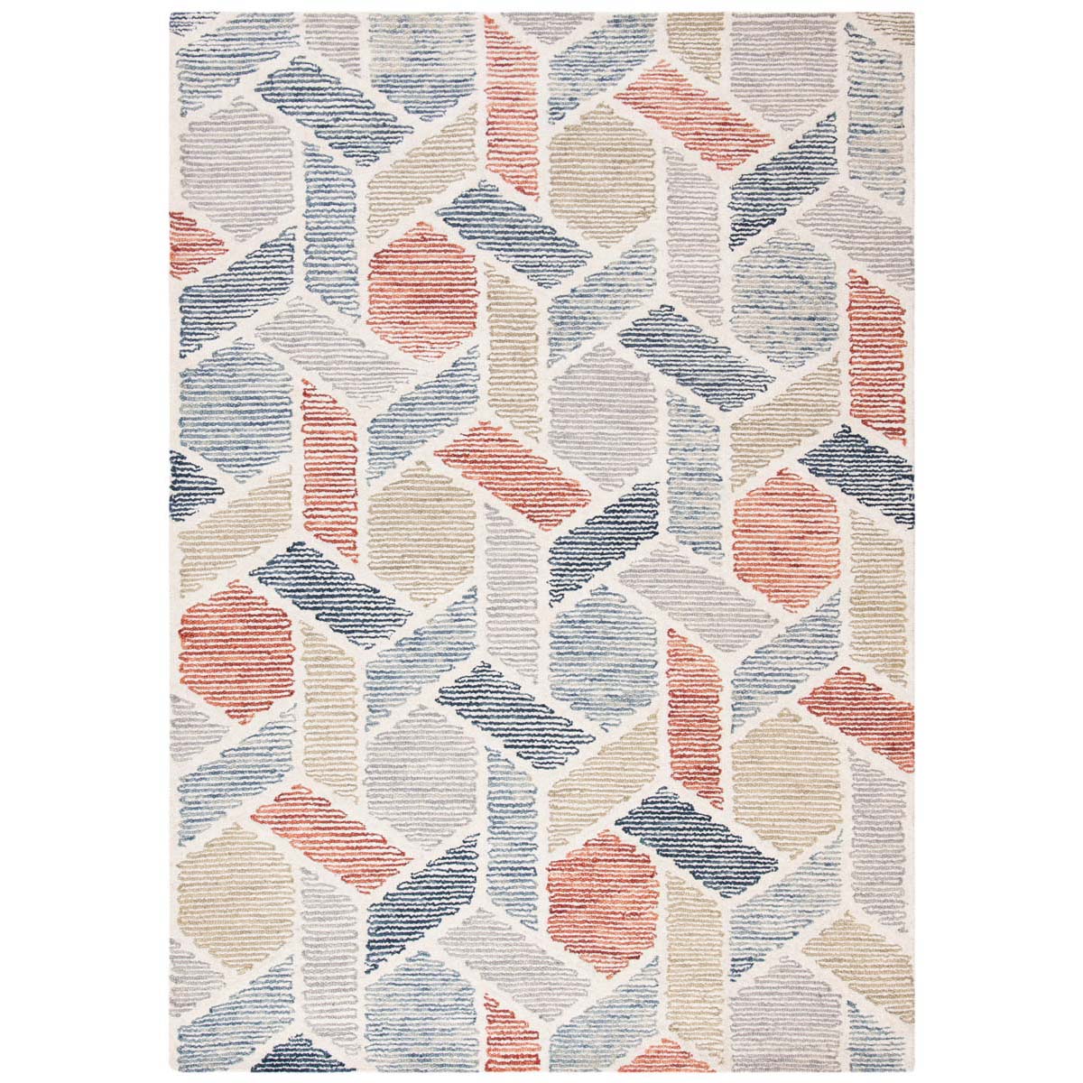 Safavieh Precious 221 Rug, PRE221 - Blue / Rust