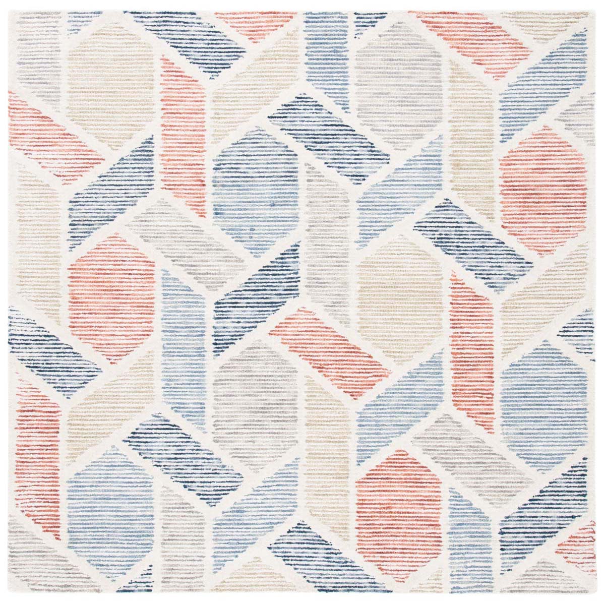 Safavieh Precious 221 Rug, PRE221 - Blue / Rust