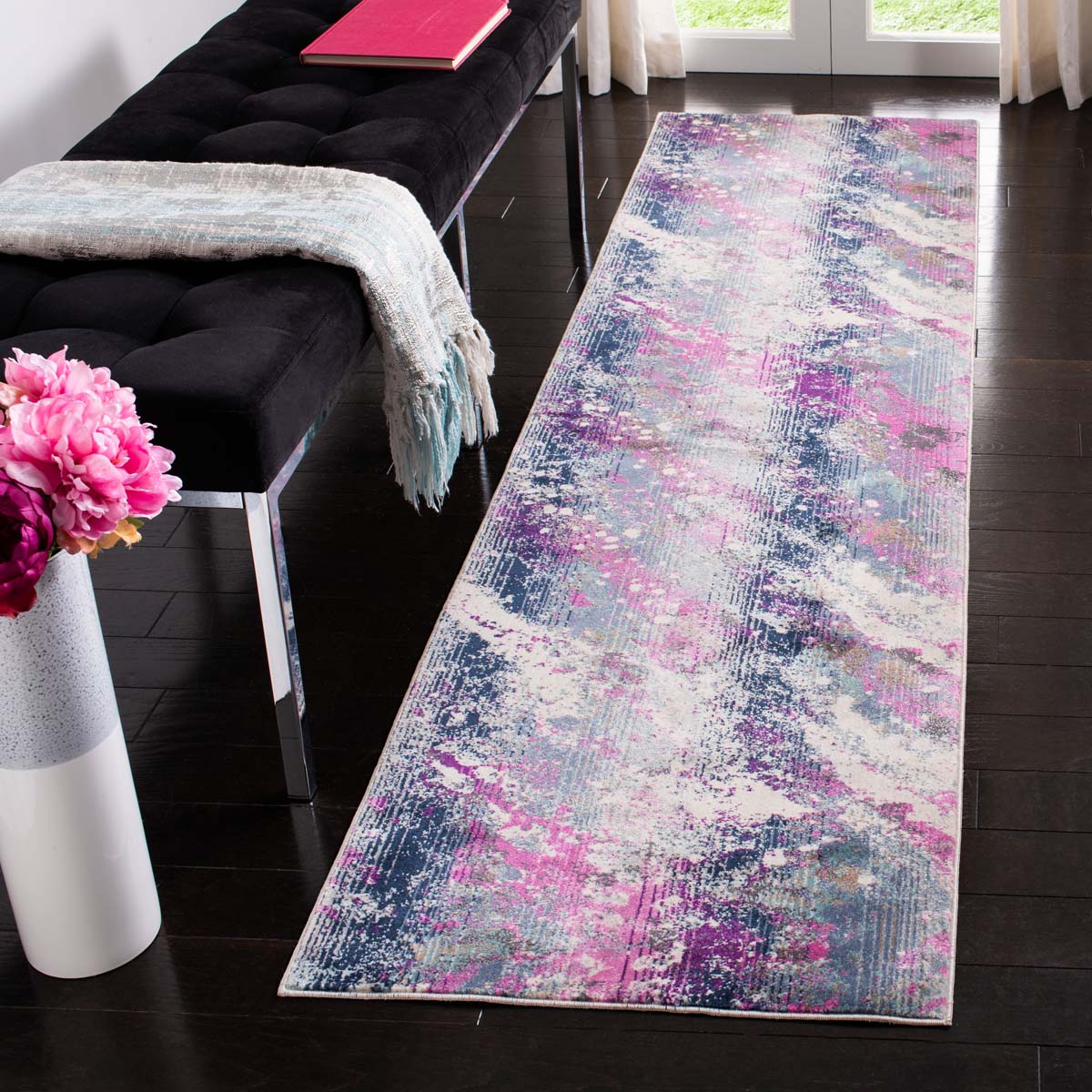 Safavieh Radiance 111 Rug, RAD111 - Teal / Magenta