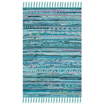 Safavieh Rag 125 Rug, RAR125 - Turquoise / Multi