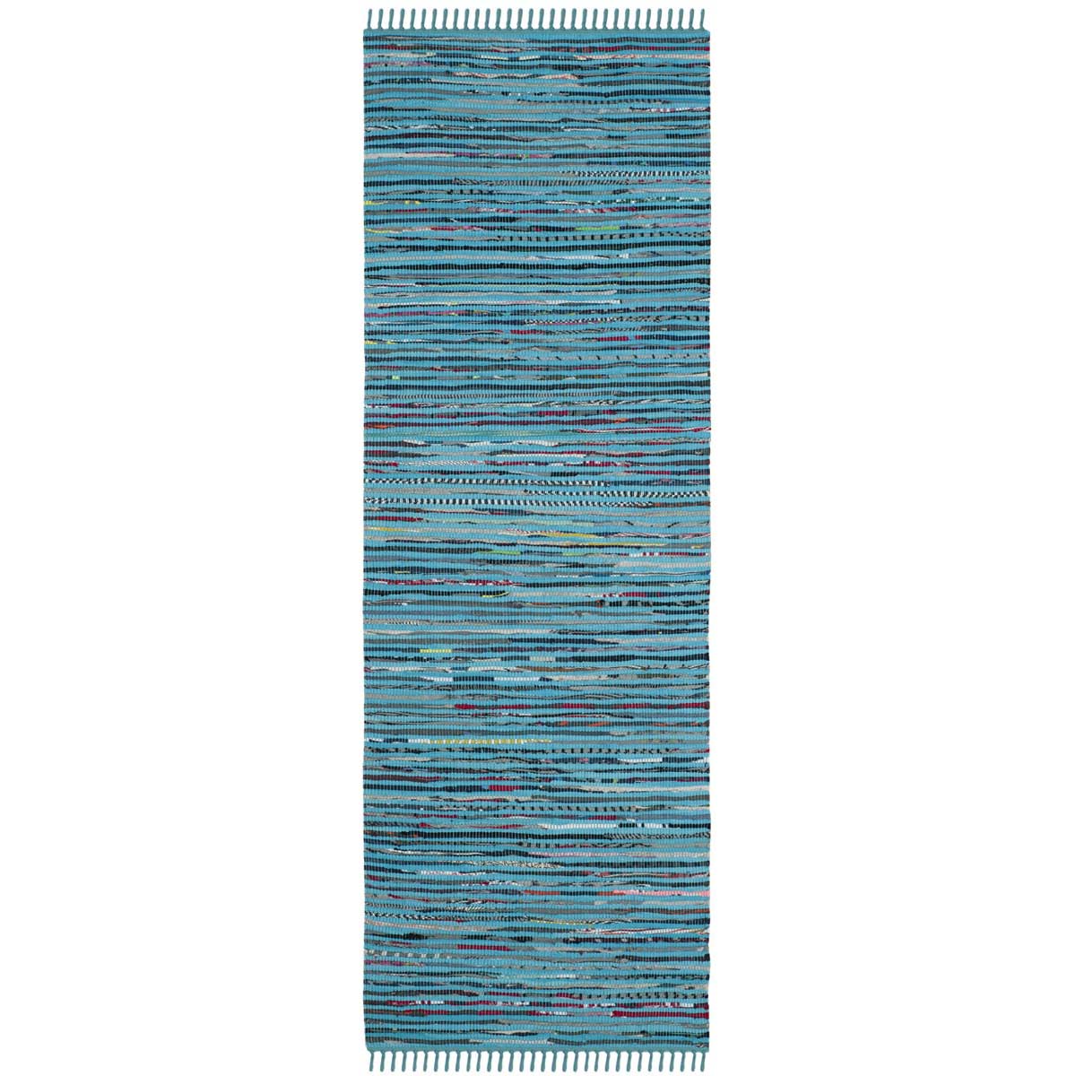 Safavieh Rag 125 Rug, RAR125 - Turquoise / Multi