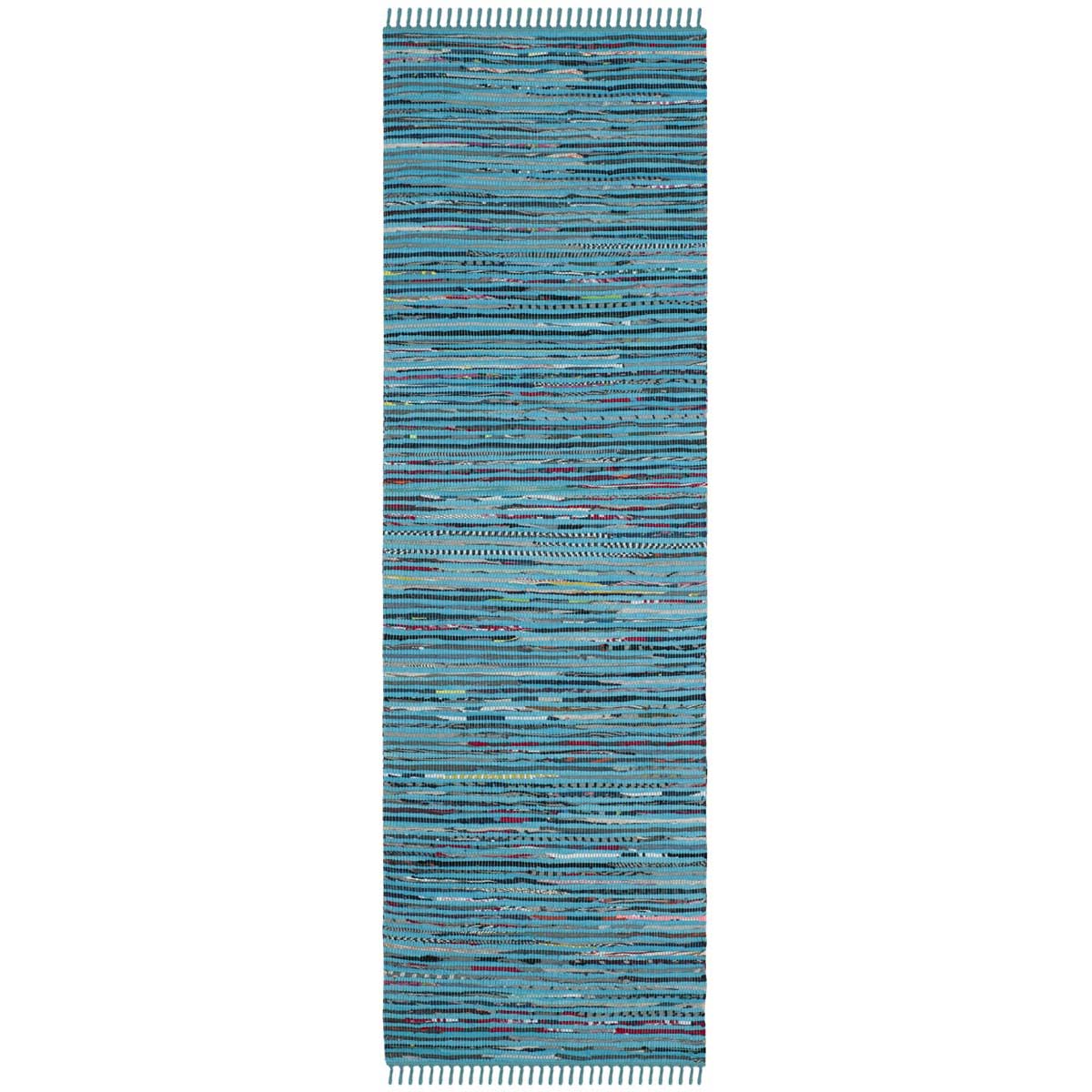 Safavieh Rag 125 Rug, RAR125 - Turquoise / Multi