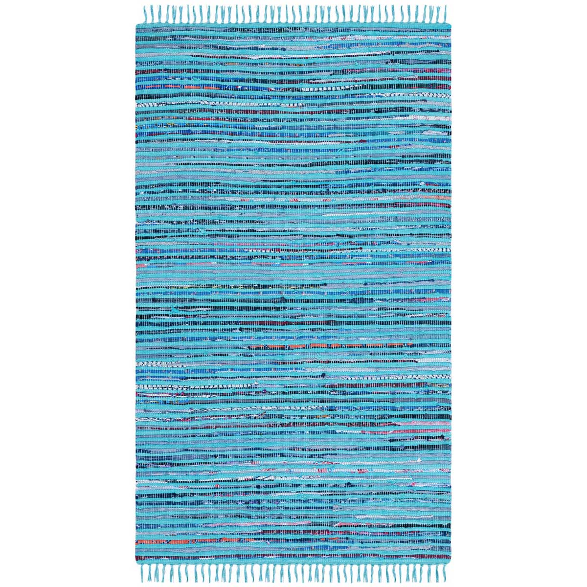 Safavieh Rag 125 Rug, RAR125 - Turquoise / Multi