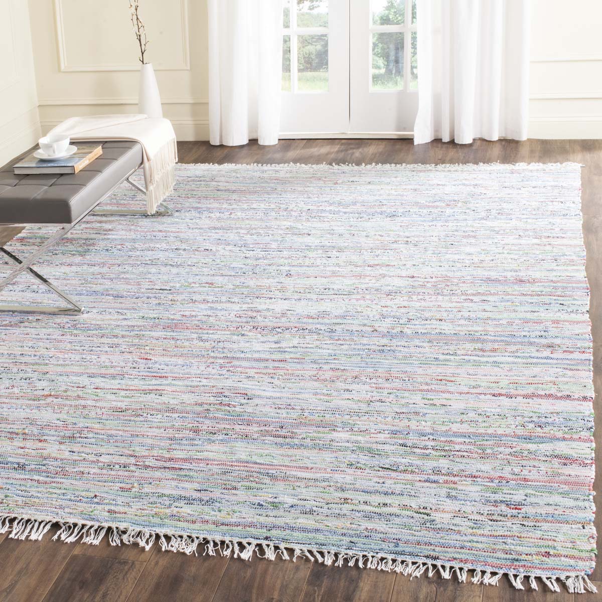 Safavieh Rag 125 Rug, RAR125 - Light Green / Multi