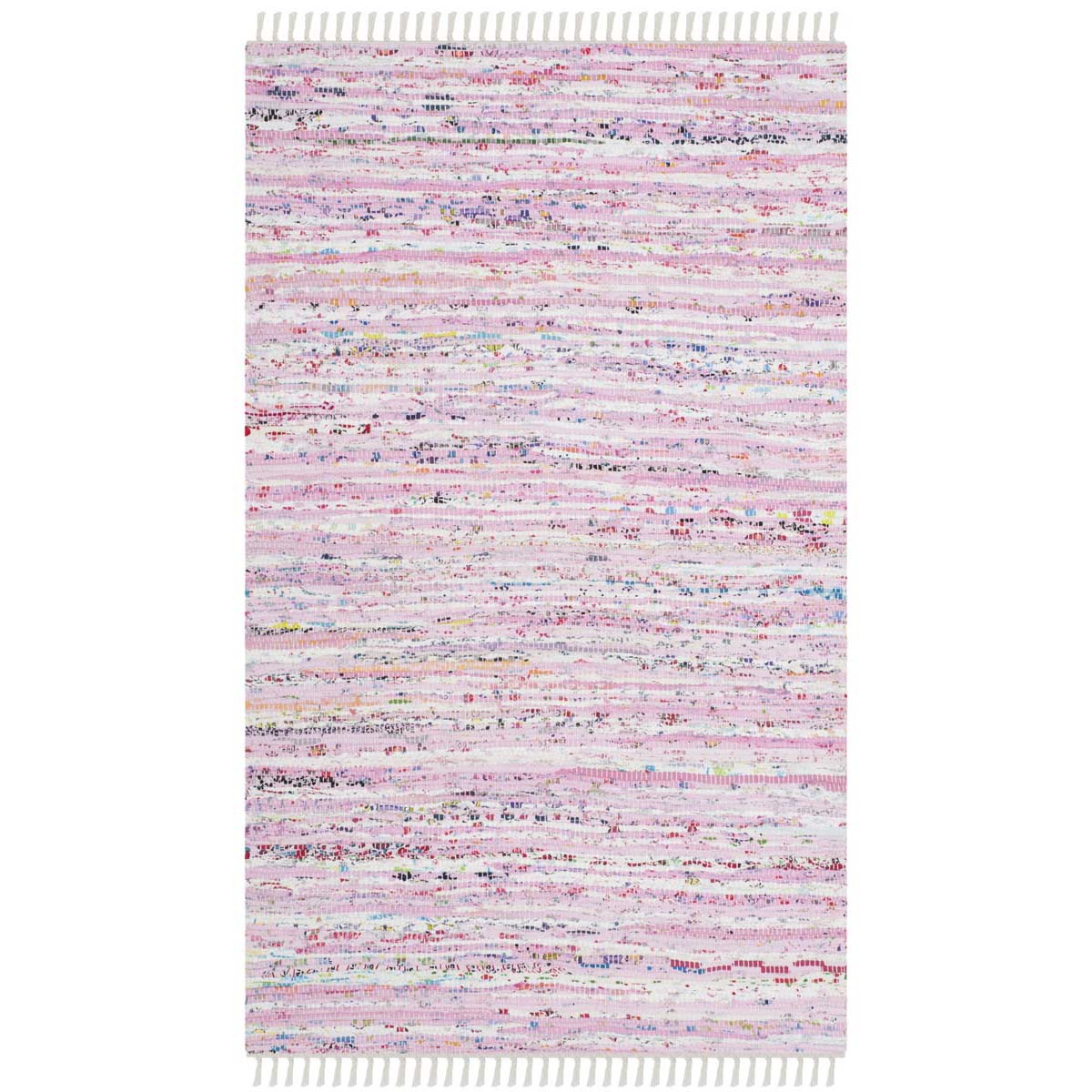 Safavieh Rag 125 Rug, RAR125 - Light Pink / Multi