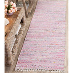 Safavieh Rag 125 Rug, RAR125 - Light Pink / Multi