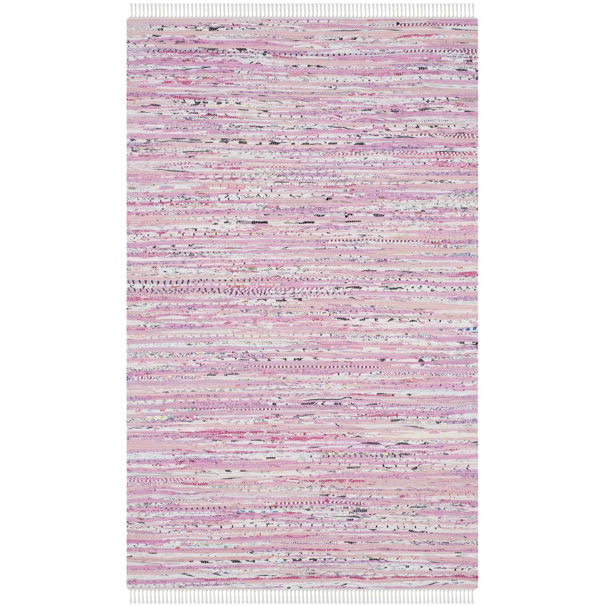 Safavieh Rag 125 Rug, RAR125 - Light Pink / Multi