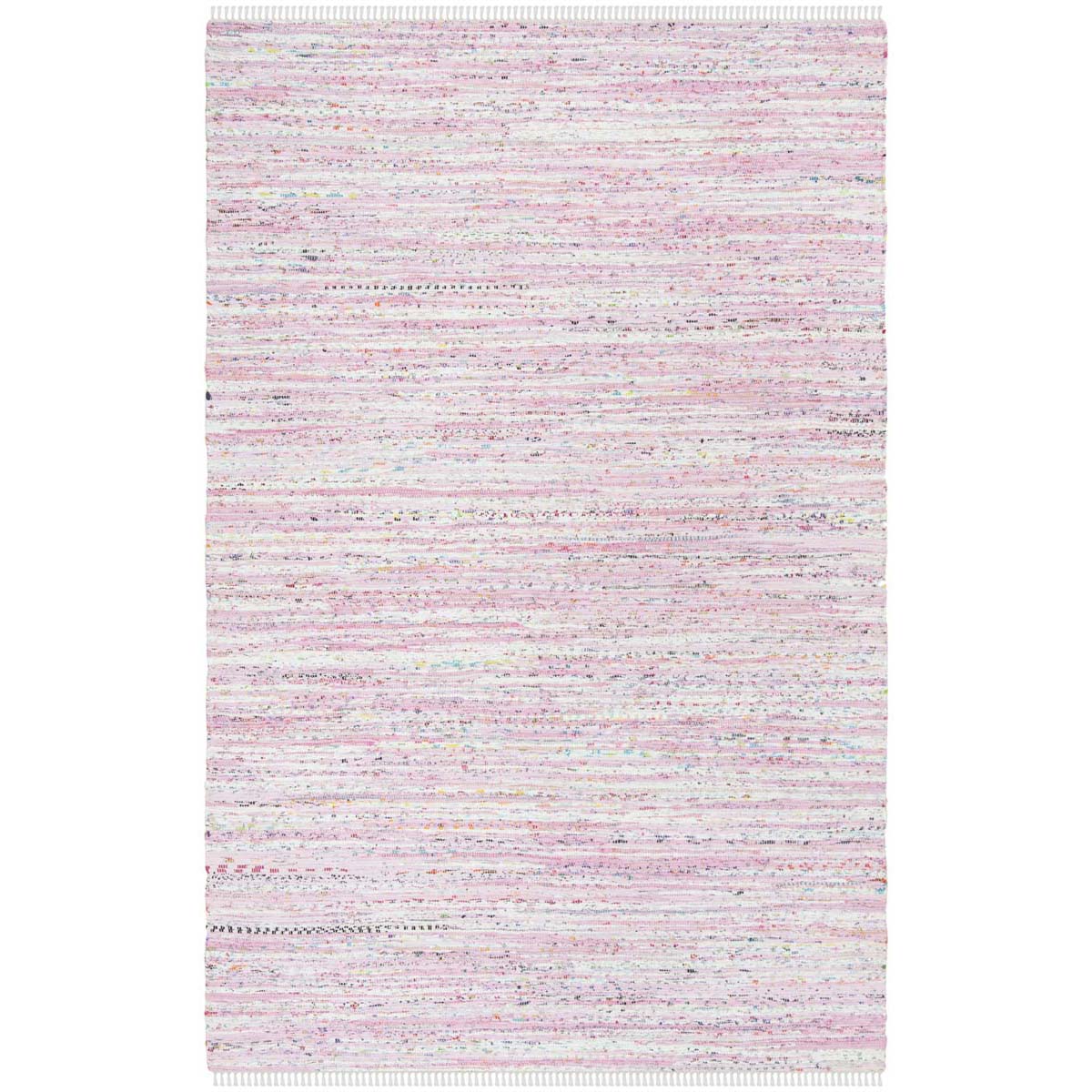 Safavieh Rag 125 Rug, RAR125 - Light Pink / Multi