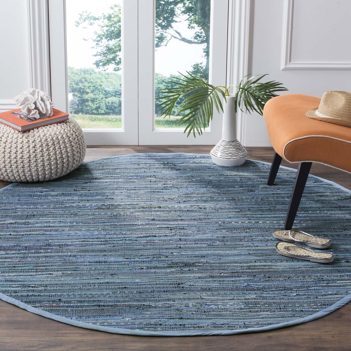 Safavieh Rag 127 Rug, RAR127 - Blue / Multi