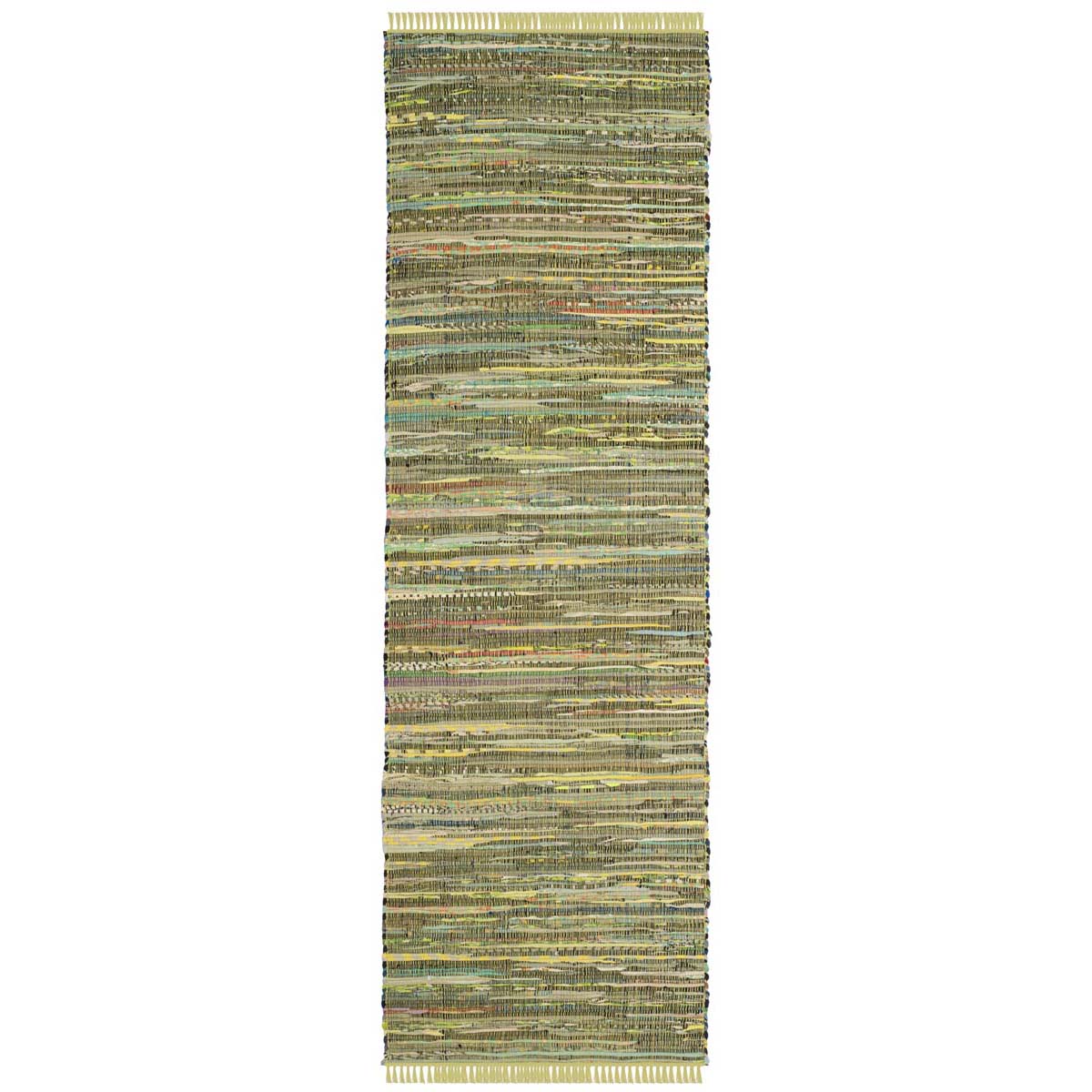 Safavieh Rag 127 Rug, RAR127 - Light Green / Multi