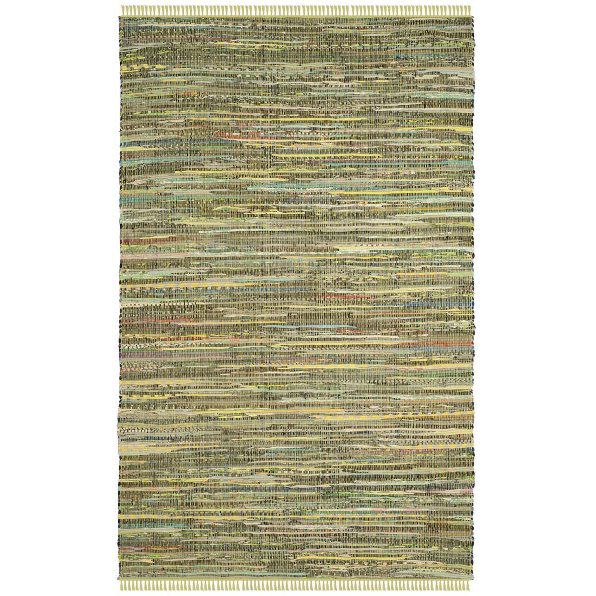 Safavieh Rag 127 Rug, RAR127 - Light Green / Multi